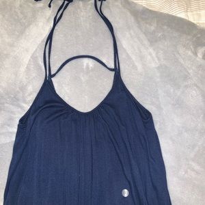 American Eagle Navy Blue Dress with Fringe